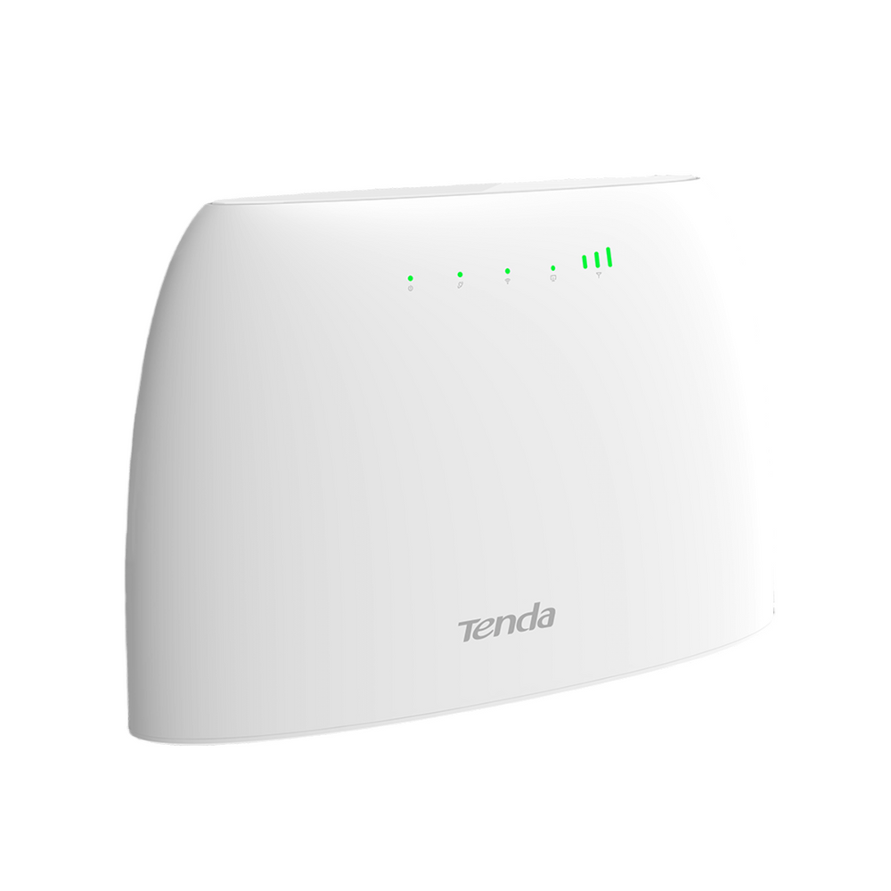 Маршрутизатор Tenda 4G03 Wi-Fi Роутер N300, 2,4 ГГц до 300 Мбит/с, LTE/3G/4G до 150 Мбит/с, 