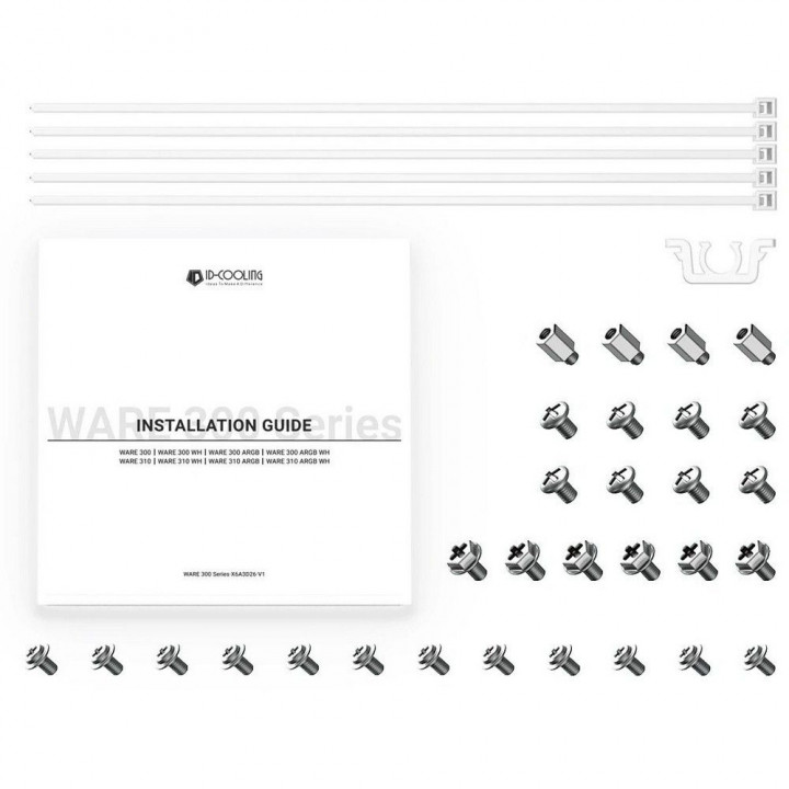 Корпус Case ID-Cooling WARE 310 White ATX/ win TG/ no f | AFOX.SU
