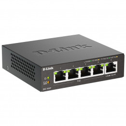 Коммутатор D-Link DGS-1005P/B3A с 5 портами 10/100/1000 | AFOX.SU