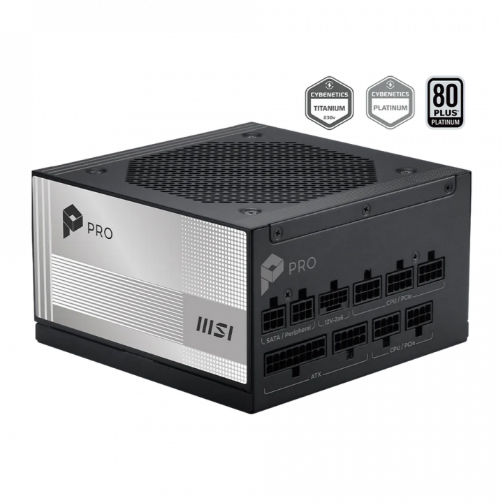 БП MSI PRO A850PL PCIE5 850W, 80+ Platinum, полностью м | AFOX.SU