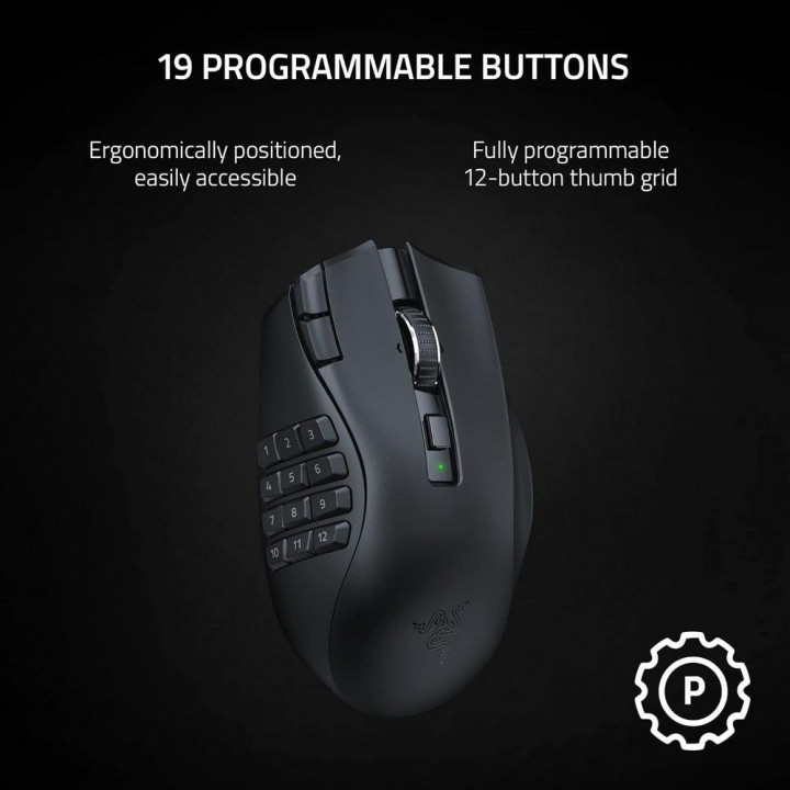 Мышь Razer Naga V2 HyperSpeed, 19 кнопок | AFOX.SU