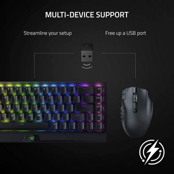 Мышь Razer Naga V2 HyperSpeed, 19 кнопок | AFOX.SU
