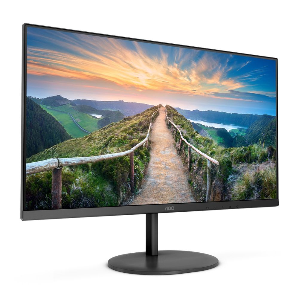 Монитор 23.8" AOC Q24V4EA IPS, 2560x1440, 75Hz, 1ms, 250сd/m, 1000:1 | HDMI(1.4), DP(1.2) | ExPSU, Speakers, Vesa 100, Black