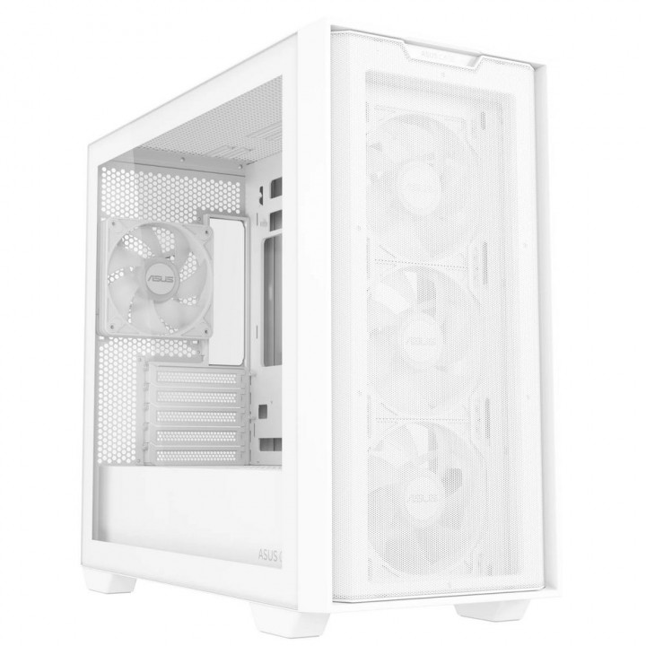 Корпус ASUS A21 PLUS ASUS CASE WHITE /ARGB FANS/WHT/EPS | AFOX.SU