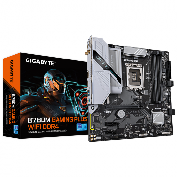 Материнская плата Gigabyte B760M GAMING PLUS WIFI DDR4 | AFOX.SU