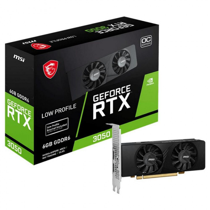 Видеокарта MSI RTX 3050 LP 6G OC | AFOX.SU