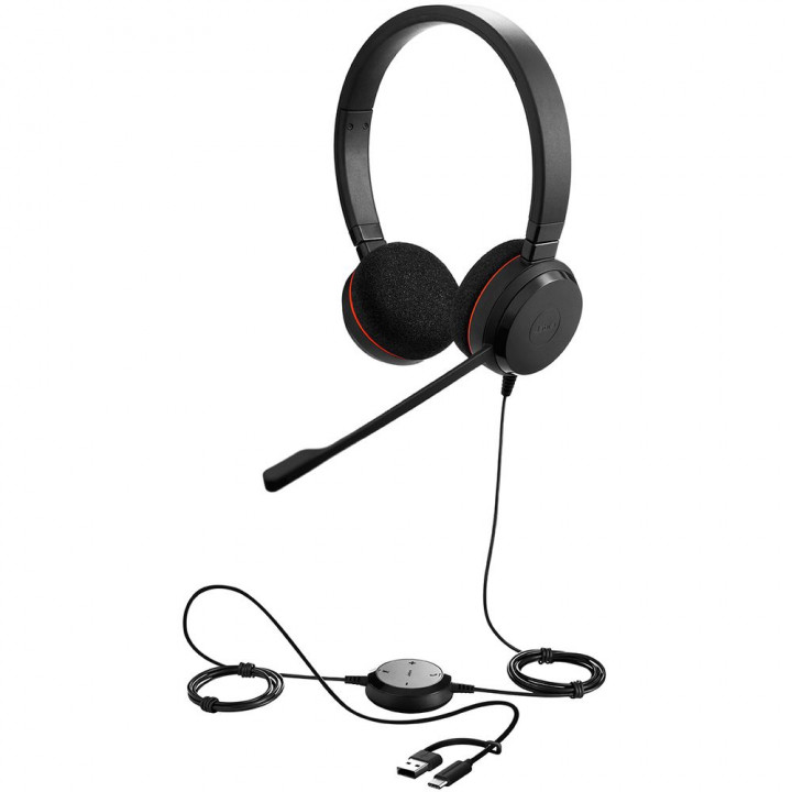 Гарнитура Jabra Evolve 20 StereoMS USB C/A | AFOX.SU