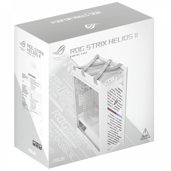 Корпус для ПК ASUS ASUS ROG STRIX HELIOS II GX601S WHI | AFOX.SU