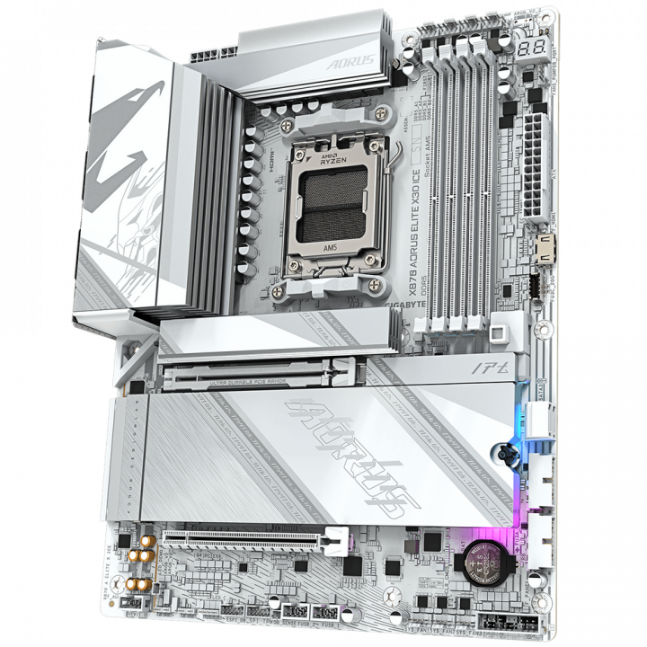 Материнская плата AORUS Gigabyte X870 AORUS ELITE X IC | AFOX.SU