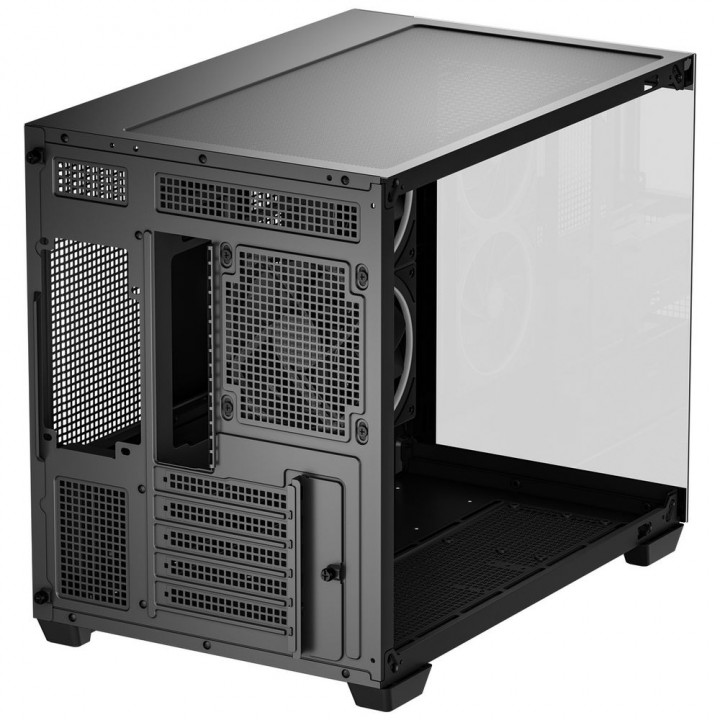 Корпус Deepcool CG330 3F Mini Tower со стеклом | AFOX.SU