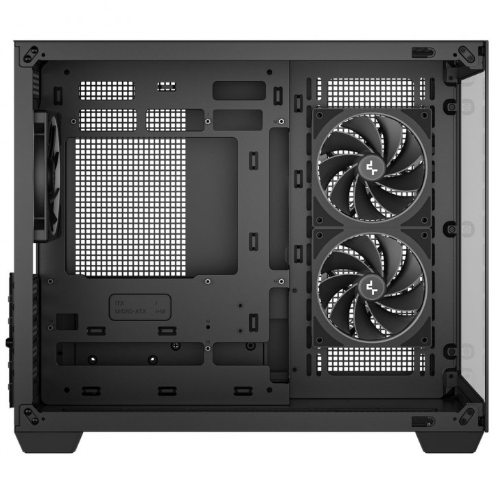 Корпус Deepcool CG330 3F Mini Tower со стеклом | AFOX.SU