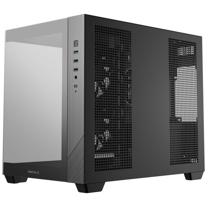 Корпус Deepcool CG330 3F Mini Tower со стеклом | AFOX.SU