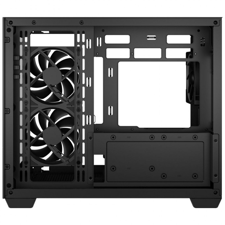 Корпус Deepcool CG330 3F Mini Tower со стеклом | AFOX.SU