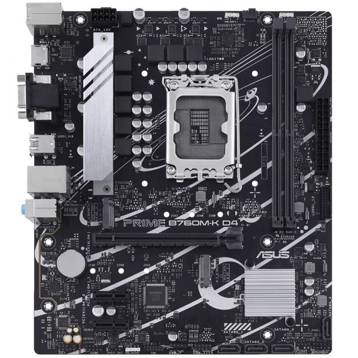 Матплата ASUS PRIME B760M-K D4 Intel B760 | AFOX.SU