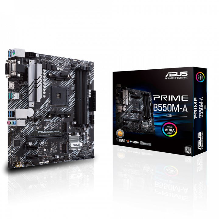 Матплата ASUS PRIME B550M-A/CSM AM4 AMD B550 | AFOX.SU