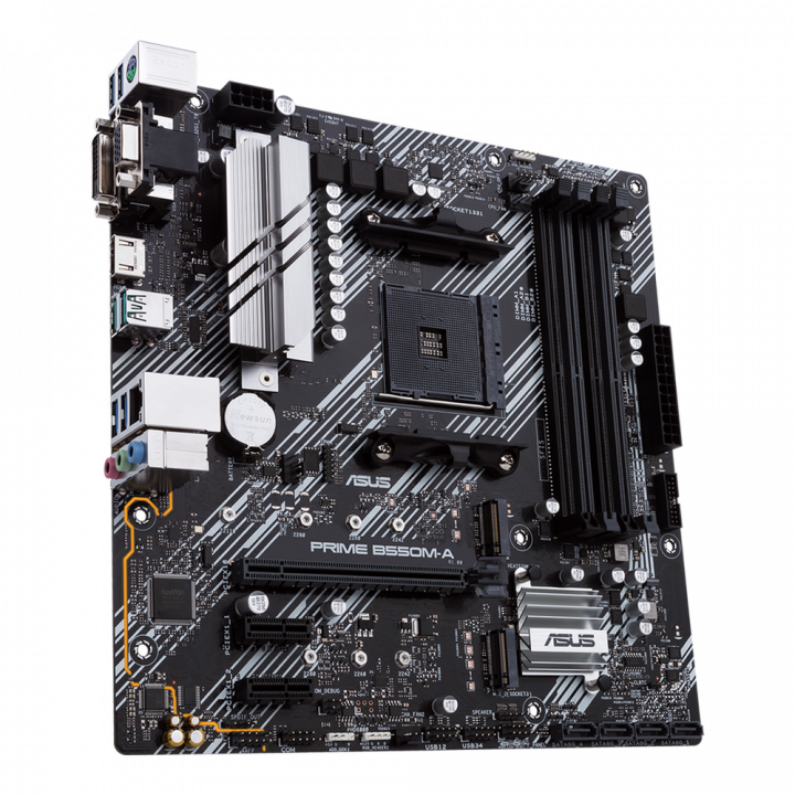 Матплата ASUS PRIME B550M-A/CSM AM4 AMD B550 | AFOX.SU
