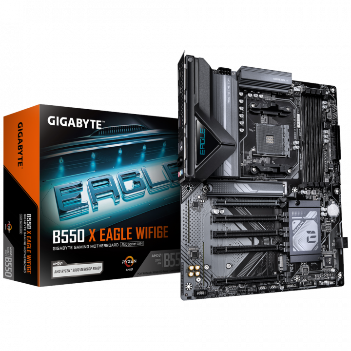 Плата Gigabyte B550 X EAGLE WIFI6E AM4 | AFOX.SU