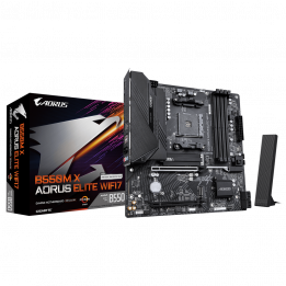 Плата Gigabyte B550M X AORUS ELITE WIFI7 | AFOX.SU