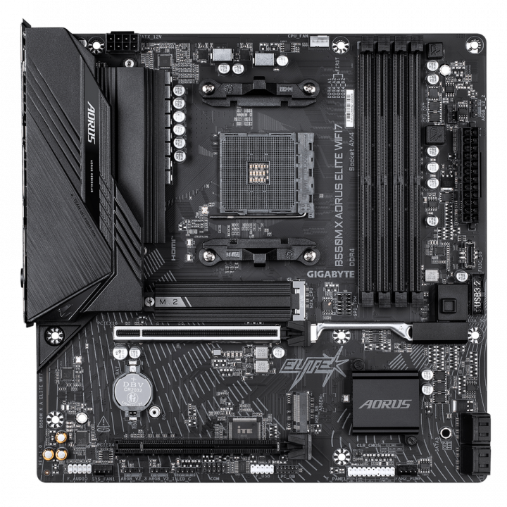 Плата Gigabyte B550M X AORUS ELITE WIFI7 | AFOX.SU