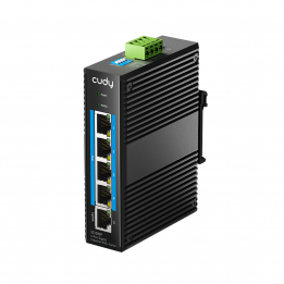 Промышленный коммутатор Cudy IG1005P 4x PoE DIN | AFOX.SU
