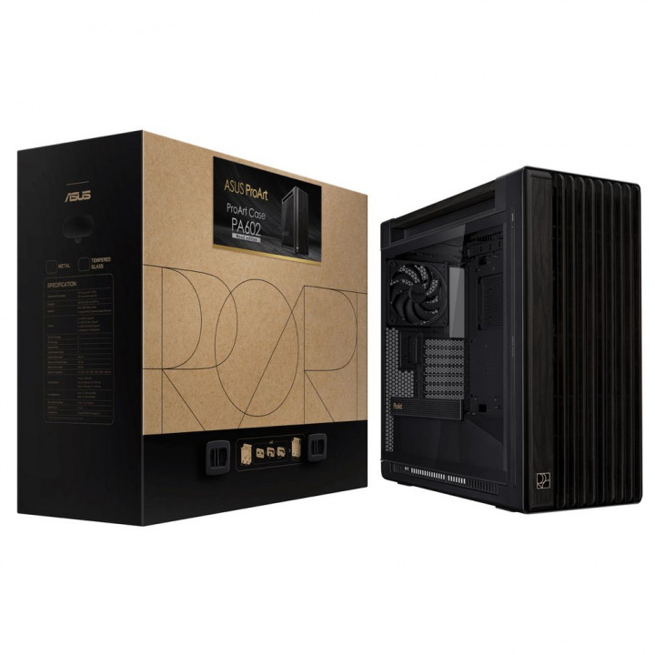 Корпус ASUS ProArt PA602 Wood TG PWM E-ATX | AFOX.SU