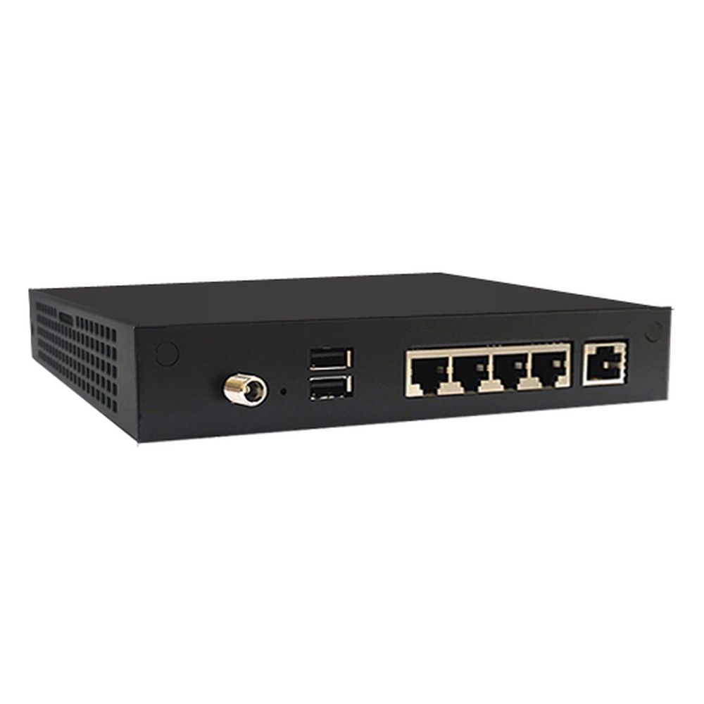 Платформа системного блока с ЦПУ Caswell CAF-0251 Fanless Appliance, CPU: Intel Atom N3350, RAM 8GB, 64GB SATADOM, 4x1G Copper, 