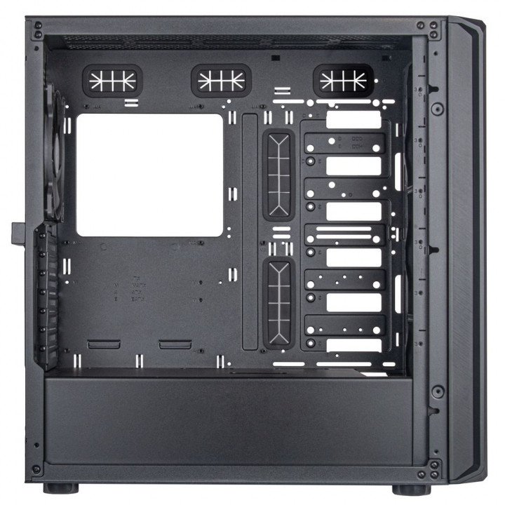 Корпус SilverStone SETA D1 Black (уценка) | AFOX.SU