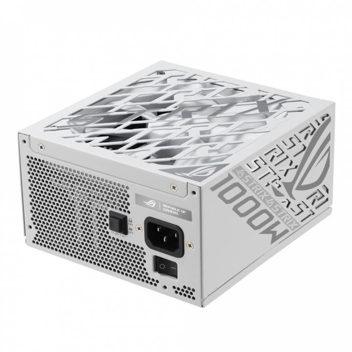 Блок питания ASUS ROG Strix 1000W Platinum White | AFOX.SU
