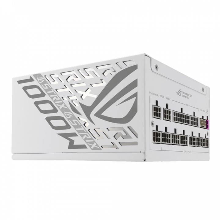 Блок питания ASUS ROG Strix 1000W Platinum White | AFOX.SU