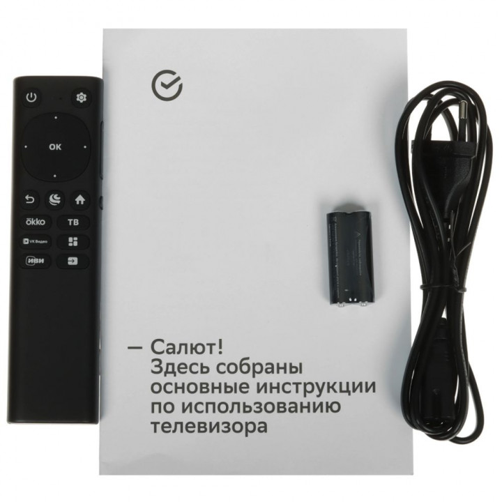 Телевизор 50" Sber SDX-50U5500DBB 4K 32GB | AFOX.SU
