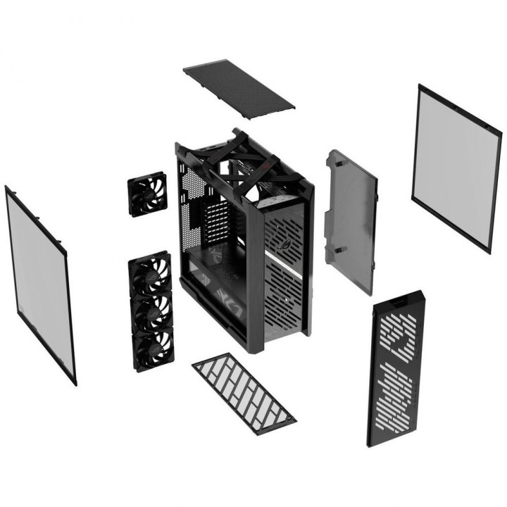 Корпус ASUS ROG Strix Helios II Black, Full-Tower | AFOX.SU
