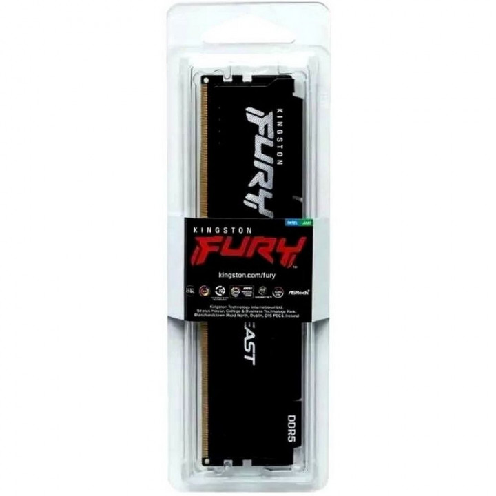 Память DDR5 8GB 6000 Kingston FURY Beast Black | AFOX.SU