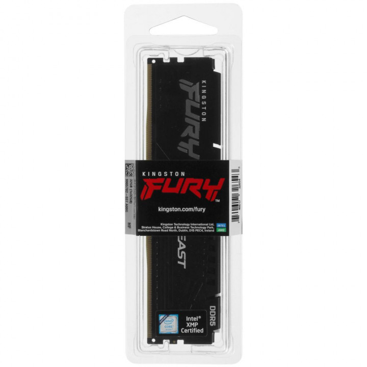 Память DDR5 32GB 5200 Kingston FURY Beast Black | AFOX.SU