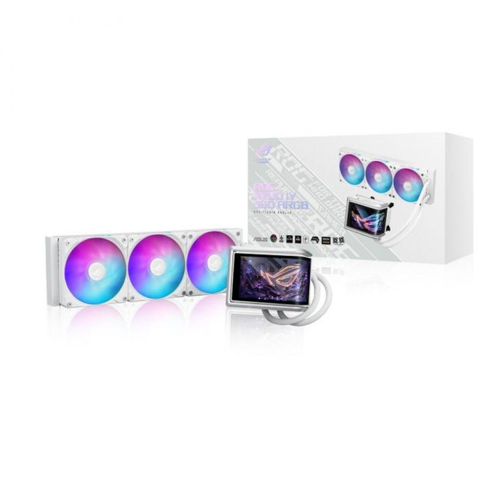 СЖО ASUS ROG RYUO IV 360 ARGB White 6.67" AMOLED | AFOX.SU
