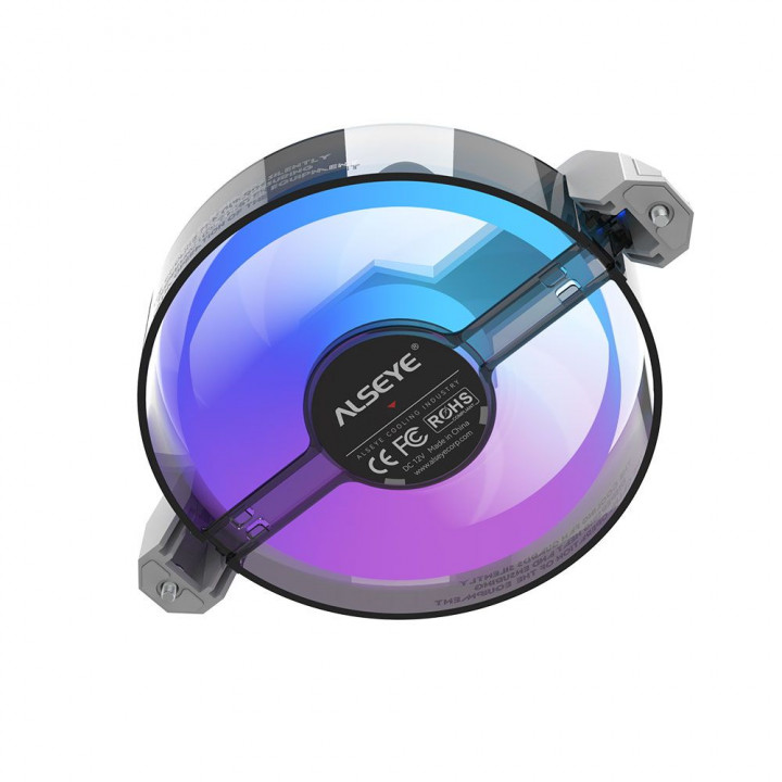 Вентилятор ALSEYE DM12 White Clear 120 мм ARGB | AFOX.SU