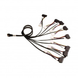 Кабель ACD-60006-ZC Slimline SAS x8 на 8x U.3 1 м | AFOX.SU
