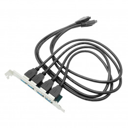 Планка Advantech 1700031719-01 4x USB 3.0 30 см | AFOX.SU