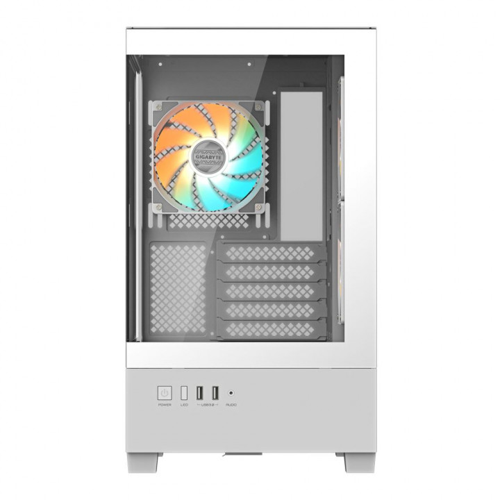 Корпус Gigabyte C201 Panoramic Ice, Micro-ATX, белый | AFOX.SU