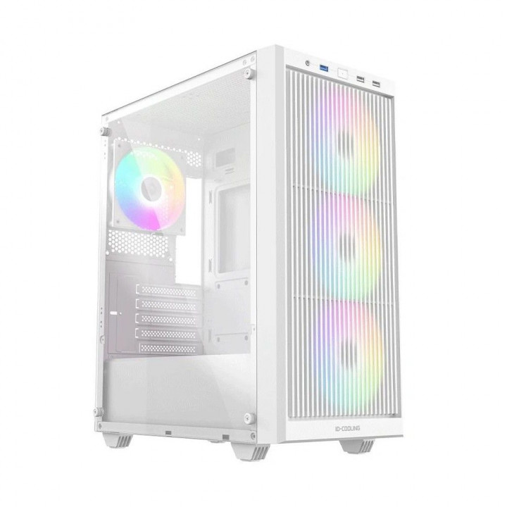 Корпус ID-Cooling WARE 300 ARGB, Micro-ATX, белый | AFOX.SU