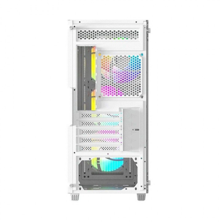 Корпус ID-Cooling WARE 300 ARGB, Micro-ATX, белый | AFOX.SU