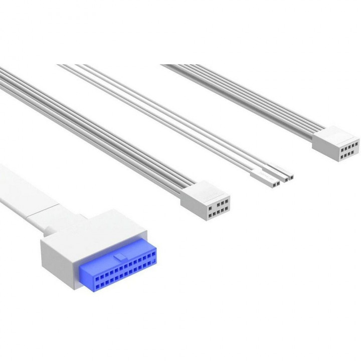 Корпус ID-Cooling WARE 300 ARGB, Micro-ATX, белый | AFOX.SU