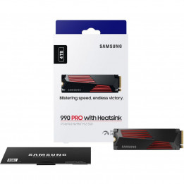 SSD Samsung 990 PRO 4 ТБ с радиатором, PCIe 4.0 | AFOX.SU