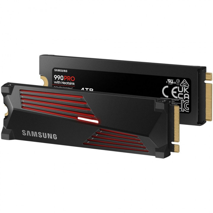 SSD Samsung 990 PRO 4 ТБ с радиатором, PCIe 4.0 | AFOX.SU
