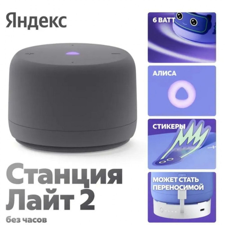 Лайт 2 Серый Умная колонка купить | AFOX.SU