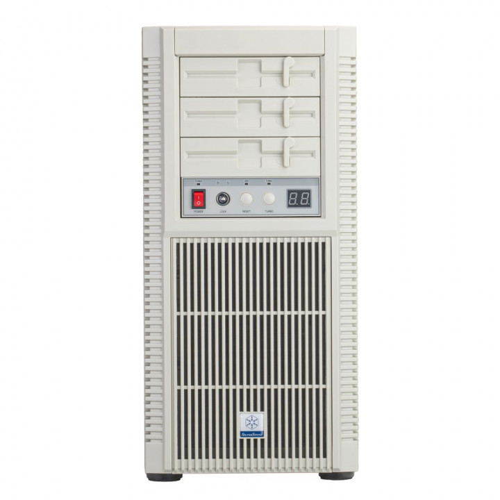 Корпус Silverstone SST-FLP02W белый уценка | AFOX.SU