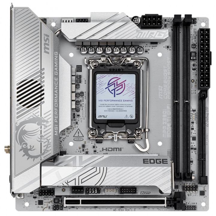 Плата MSI MPG Z890I EDGE TI WIFI, Mini-ITX LGA1851 | AFOX.SU