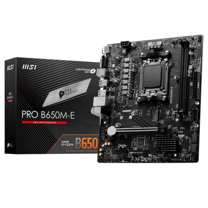 Материнская плата MSI PRO B650M-E AM5 Micro-ATX DDR5 | AFOX.SU