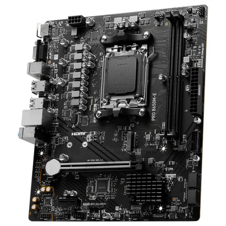 Материнская плата MSI PRO B650M-E AM5 Micro-ATX DDR5 | AFOX.SU
