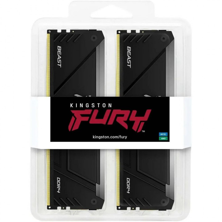 Память Kingston FURY Beast RGB 2×16 ГБ DDR4-3200 CL16 | AFOX.SU