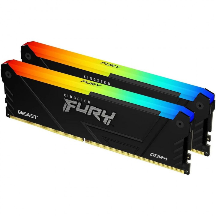 Память Kingston FURY Beast RGB 2×16 ГБ DDR4-3200 CL16 | AFOX.SU